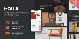 Discover Molla Multipurpose WooCommerce Theme on Bevaultx. Perfect for any e-commerce site with stunning design and top-notch performance! #WooCommerce