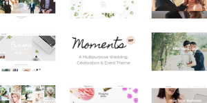 Effortlessly create stunning websites for weddings and celebrations with Moments: A Multipurpose Wedding