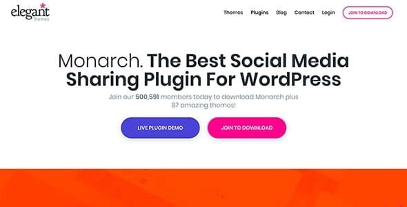 Monarch. The Best Social Media Sharing Plugin For WordPress .  Add Sharing Buttons in 5 Different Locations. Different websites