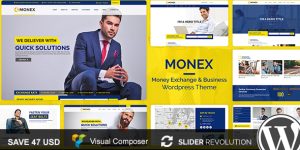 Monex is a clean and Modern Money Exchange and any Business WordPress Theme. Monex is best suited for corporate website like Accountant