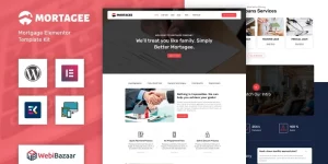 Mortagee is a finance and business elementor theme. You can build a financial website like Finance Company