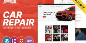 Looking for a flexible and cutting-edge WordPress CMS to present your car service and spare parts products in a way that wows visitors to your website? Get Motocro