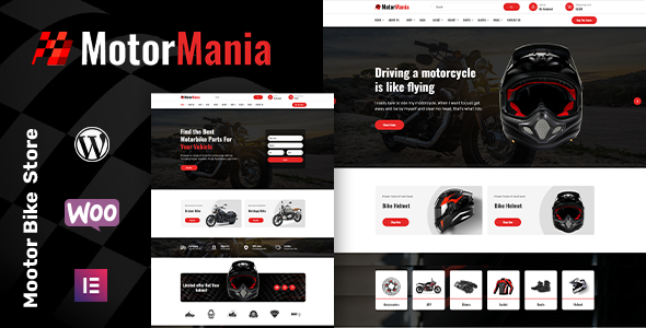 “MotorMania” – is Motor Bike and parts store WordPress theme. “MotorMania” is suitable for those who want to sell Motor Bike and parts as well