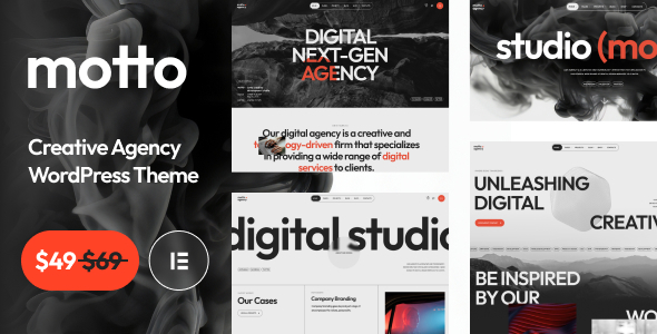 Motto - Creative Agency  Startup WordPress Theme: The Ultimate Solution for Modern Websites Are you searching for a powerful WordPress theme to showcase your creative agency or startup? Look no further! The Motto - Creative Agency  Startup WordPress Theme is designed to cater to the needs of agencies