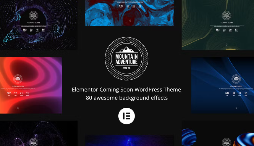 Discover the Mountain - Elementor Coming Soon WordPress Theme! This sleek