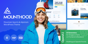 Discover the ultimate WordPress theme for ski and snowboard schools! Download Mounthood from Bevaultx and create a stunning website today.