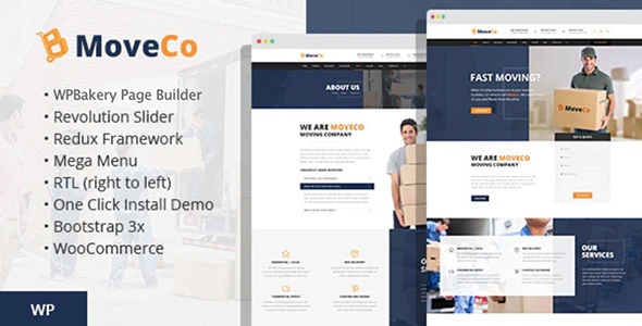 Streamline your logistics business with Moveco WordPress Theme. Customizable