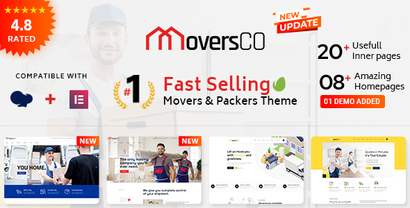 Discover the perfect theme for your moving or packing business with MoversCO WordPress Theme! Get it now on ThemeForest through Bevaultx.