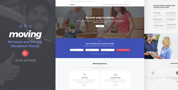 Discover the feature-rich Moving WordPress Theme for moving and removal businesses. Elevate your online presence with SEO optimization and customizable options.