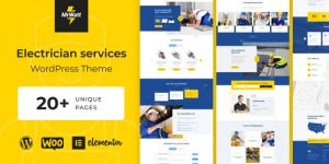 Elevate your electrical services site with MrWatt WordPress theme. Packed with features