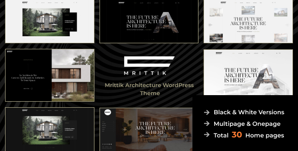 Mrittik is a clean and modern Architecture design. You can use it for any kind website like architect