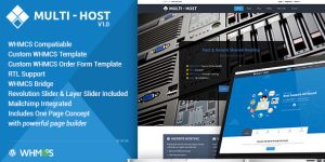Revolutionize your hosting business with Multi Hosting WHMCS WordPress Theme. Sleek design