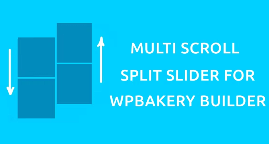 Multi Scroll plugin to create multi scrolling websites with two vertical scrolling panels supporting WPBakery Builder.