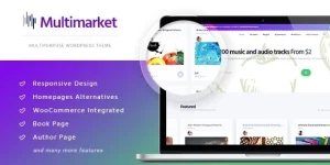 Multimarket is a perfect theme for building marketplace website. This theme come with WooCommerce and Dokan Multivendor Plugin that allows you to turn your conventional store into a marketplace with many vendors inside.