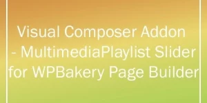 This WPBakery Page Builder Add-on can be used as a YouTube  Vimeo video player or as a multimedia playlist slider. List of features: YouTube and Vimeo Support Customizable Color Scheme Option To Automatically Obtain the Video Thumbnail