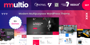 Multio Multipurpose WordPress Theme is a creative & unique design based on latest technology. All files are clearly organised we believe it will be easy to use and edit them. This theme is well organized and very easy to customize. Its easy to use and navigate as well. Compatible with Desktop