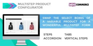 Swap the select boxes of a variable product for a wonderful multistep form. You can choose between 4 different modules: Steps