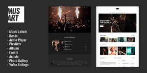 Elevate your music website! Discover the Musart Music Label and Artists WordPress Theme on Bevaultx and access countless other free themes. Subscribe now!