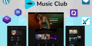 Music Club - Band | Party WordPress Theme