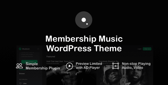 Unlock your music website's potential with Musicon WordPress Music Theme. Quick setup