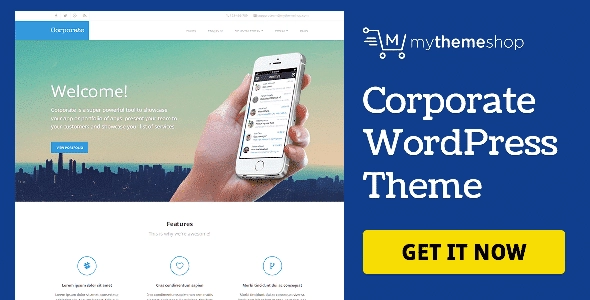 Corporate is a professionally designed WordPress theme that is ideal for businesses