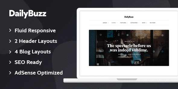 DailyBuzz has a trendy design that performs better than any other theme you might have used for your lifestyle or magazine website.