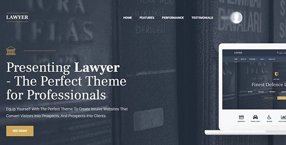 Lawyer - A Perfect WordPress Theme For Lawyers And Advocates. Equip Yourself With The Perfect Theme To Create Intuitive Websites That Convert Visitors Into Prospects