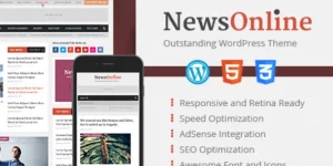 NewsOnline is a beautiful and professional WordPress Theme with a glossy feel that’s perfect for news sites and online magazines. For webmasters and designers looking to build sites that display lots of information in a way that feels authoritative and high quality.