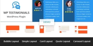 WP Testimonials is a plugin to display and manage testimonials that users submit about your product