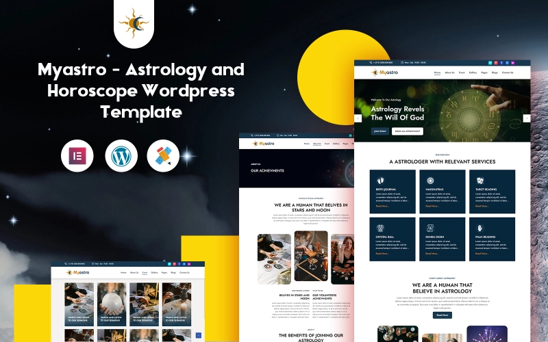 ATT Software presents Myastro WordPress Theme to help you develop websites for offering astrological services. This theme has a beautiful appearance with separate segments for different services related to astrology. You can also customize the Myastro WordPress Theme with relevant content and images and make it entirely unique. Use this…