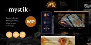 Mystik - Astrology  Esoterics Horoscope WordPress Theme: Your Cosmic Design Solution Looking for a WordPress theme that resonates with the stars? The Mystik - Astrology  Esoterics Horoscope WordPress Theme could be your perfect match! This stunning theme is tailored for astrologers