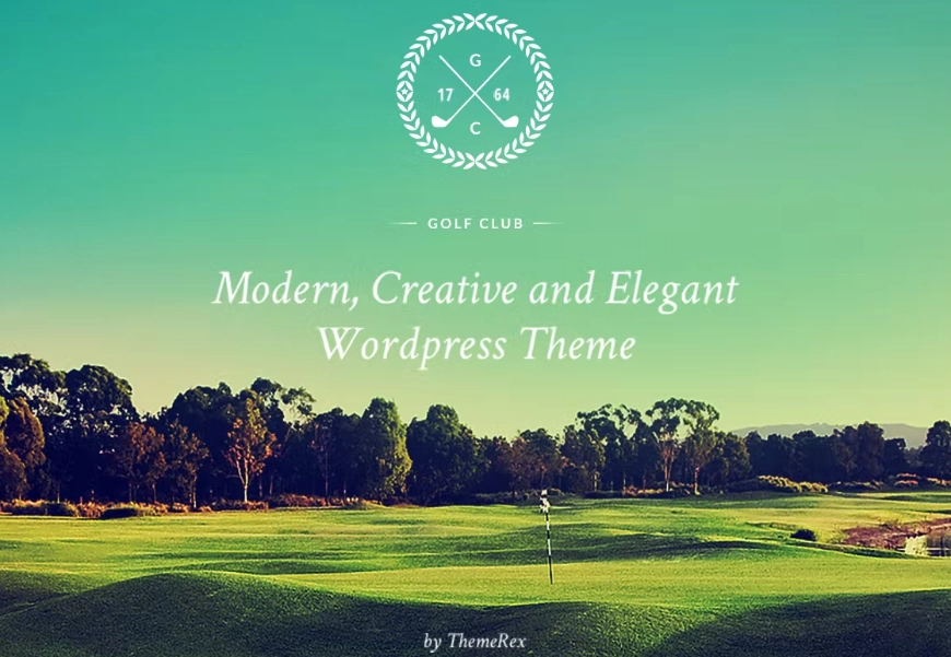 N7 is a modern  attractive Golf Club WordPress Theme. It is a perfect option for golf clubs (as well as other sports)