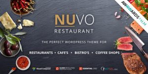 Discover the NUVO Café  Restaurant WordPress Theme—fully customizable