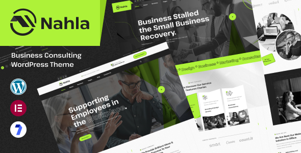 Nahla – Business Consulting WordPress Theme for various types of Sass Products