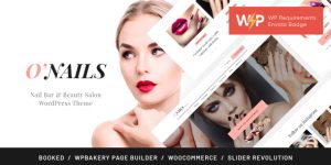 Elevate your beauty salon's online presence with ONails – a feature-rich WordPress theme. Customizable design