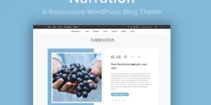 Narration is a full functional WordPress Blog Theme designed  developed for Blog