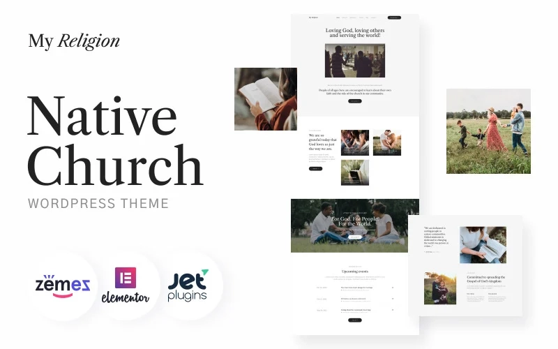 A new creative native church wordpress theme. Developed by professionals