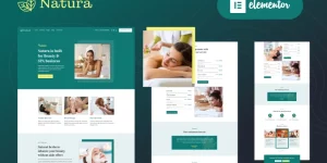 Natura - Beauty  Spa Massage Salon Elementor WordPress Theme