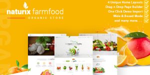 Discover Naturix Organic Store WooCommerce Theme: Perfect for creating beautiful