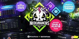 Necromancers - eSports  Gaming Team WordPress Theme Are you ready to take your gaming team website to the next level? The Necromancers - eSports  Gaming Team WordPress Theme is your ultimate weapon. This theme is designed to help eSports teams showcase their skills