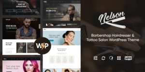 Looking to elevate your barbershop or tattoo studio's online presence? Meet the Nelson - Barbershop  Tattoo WordPress Theme. This theme is specifically tailored for barbers