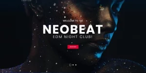 Neobeat is a clean and fashionable night club WordPress theme with a heavy emphasis on full-width background imagery. Neobeat features responsive design