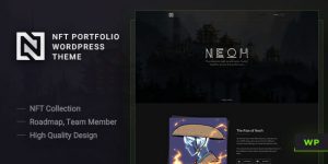 Neoh is a NFT Portfolio and Landing Page WordPress theme that can be used to build your own NFT Portfolio page. Neoh is a best designed NFT blockchain