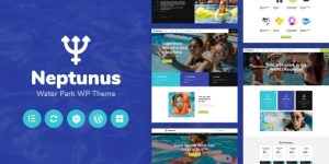 Neptunus WordPress Theme has contemporary  functional design. It is created specifically for a water park