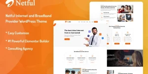 Netful - Internet and Broadband Provider WordPress Theme