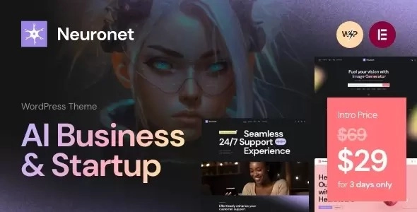 Neuronet is a WordPress theme that best suits the websites and startups related to Artificial Neural Networks: gaming