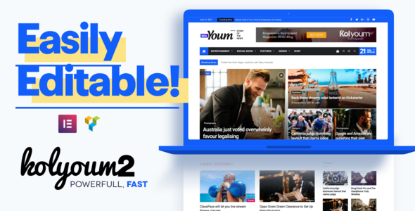 Kolyoum! is an elegant multipurpose magazine WordPress theme that comes with stunning homepage layouts and predefined demos. It is highly optimized for speed and performance to delivers the best user experience. It’s ideal for multiple niches that include breaking news