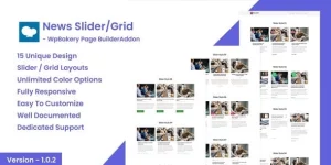 Elevate your website with the News Post Slider Addon for WPBakery Page Builder! Featuring 15 unique styles