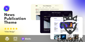 News Publication Theme - News & Blog WordPress Theme News Publication is a theme optimized to build news