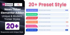 Enhance your WordPress site with the News Ticker Addon for Elementor. Enjoy seamless integration